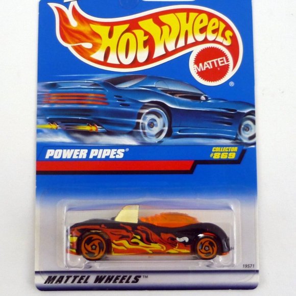 Hot Wheels Power Pipes #869 Black Die-Cast Car 1998 - Picture 1 of 1